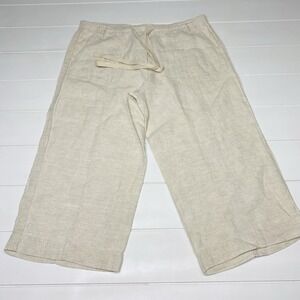 Talbots Cream Cropped Pants
